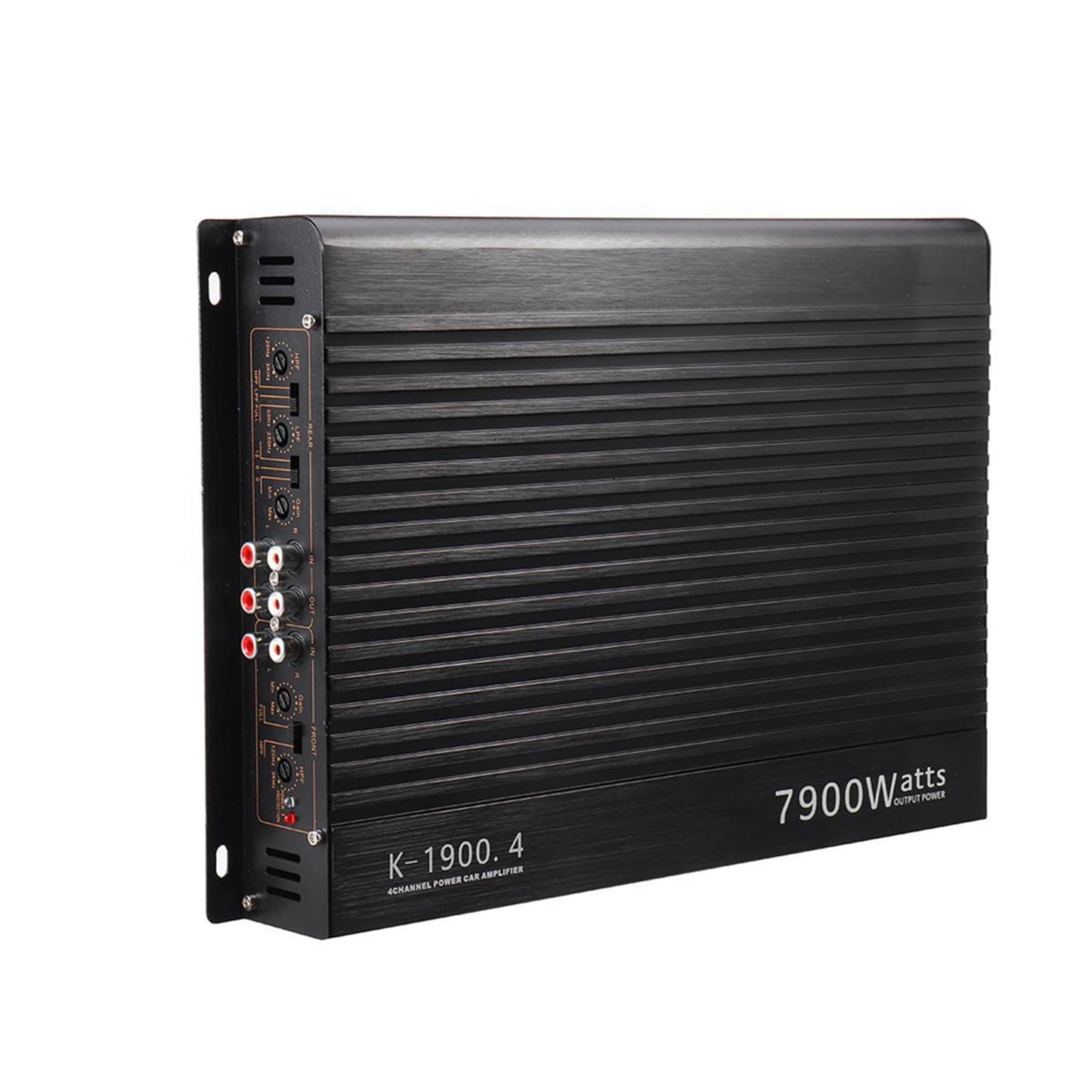 Amplificatore 12V per auto a 4 canali Nero