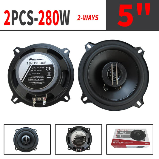 5 pollici 560W (2*280W) 5 vie General Motors coassiale car music stereo altoparlante ad alta fedeltà a piena frequenza installazione senza perdita
