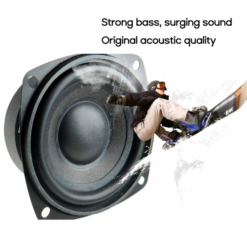 5.25inch 4Ohm 25W Subwoofer Speakers Music Bass Loudspeaker For Home Theater Dropship